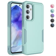 For Samsung Galaxy A55 5G Phone Case, Ebizware Shockproof Case Military Grade Heavy Duty Full Body Protection Rugged Cover for Galaxy A55 5G, Mint Green