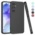 thumbnail image 1 of For Samsung Galaxy A55 5G Phone Case, Ebizware Shockproof Liquid Silicone Case Full-Body Protective Rugged Rubber Slim Cover with Microfiber Lining for Galaxy A55 5G (Black), 1 of 9