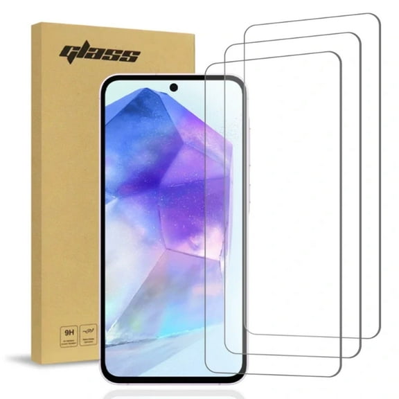Samsung Galaxy A55 5G Tempered Glass Screen Protector 9 Per Pack