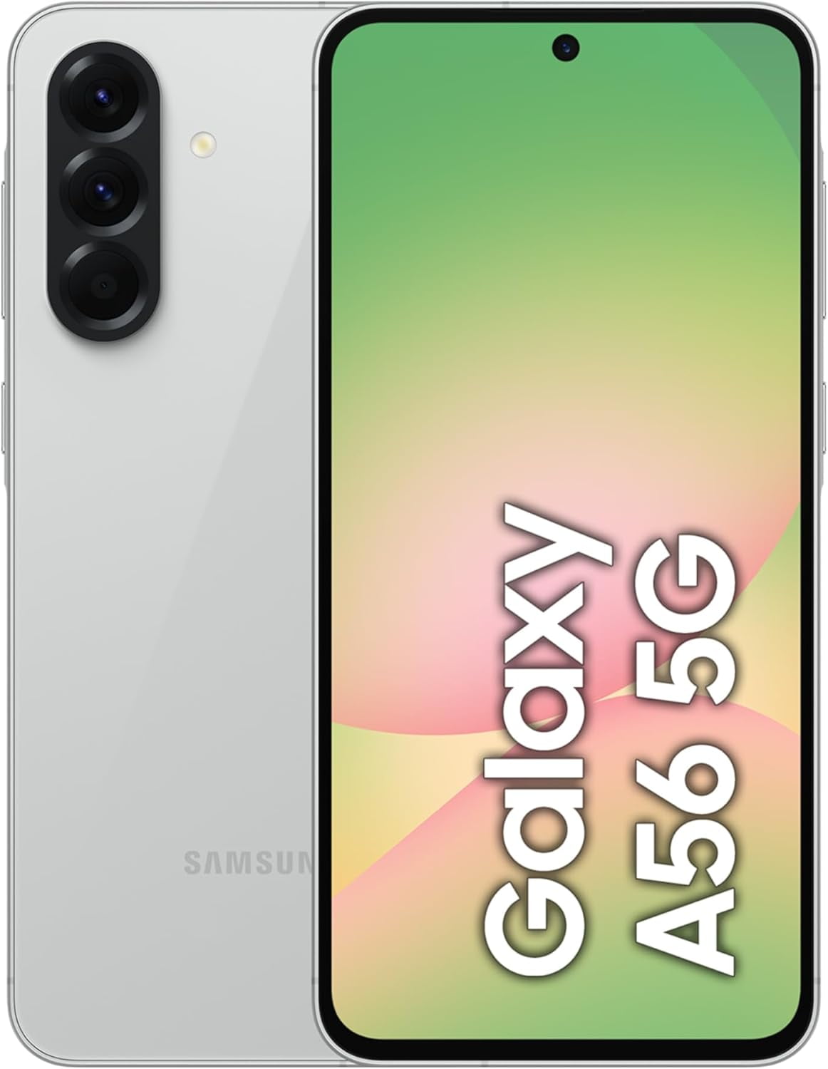 Samsung Galaxy A56 5G 2025 (12GB RAM, 256GB) AI Smartphone | GSM unlocked Dual SIM | International Version (Brand New) - Awesome LightGray