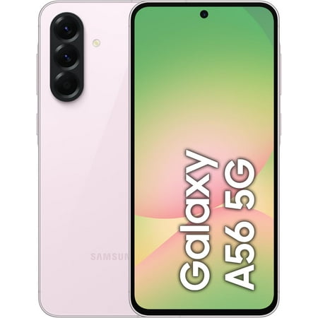 Samsung Galaxy A56 5G 2025 (12GB RAM, 256GB) AI Smartphone | GSM unlocked Dual SIM | International Version (Brand New) - Awesome Pink