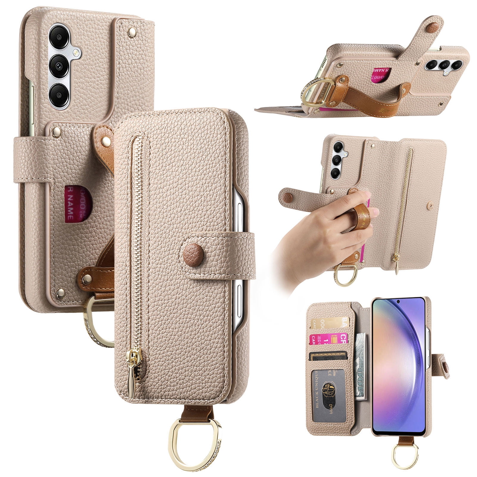 SEAHAI Cover per Xiaomi Redmi Note 12 PRO+ Plus 5G Portafoglio