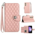 thumbnail image 1 of for Samsung Galaxy A56 5G Wallet Case, Elegant Card Holder Cash Slot PU Leather Kickstand Wrist Strap Wallet Shockproof Protective Flip Women Girls Case Cover for Samsung Galaxy A56 5G, Coralpink, 1 of 7