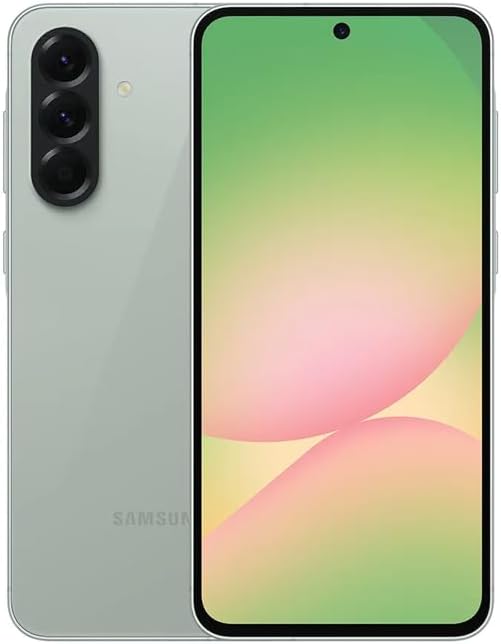Samsung Galaxy A56 A566B 5G 2025 with AI | 256GB, 8GB, Dual SIM | 6.7" 120Hz AMOLED, Water Resistant, Android 15 | International Model Factory Unlocked for T-Mobile, Global |  (Olive)