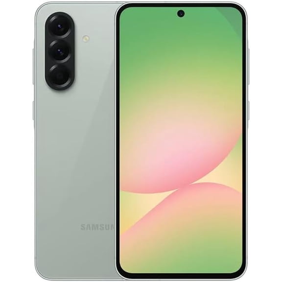 Samsung Galaxy A56 A566B 5G 2025 with AI | 256GB, 8GB, Dual SIM | 6.7" 120Hz AMOLED, Water Resistant, Android 15 | International Model Factory Unlocked for T-Mobile, Global | (Olive)