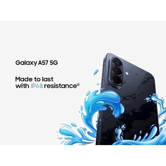 Samsung Galaxy A57 5G 2026 (8GB RAM, 128GB) AI Smartphone | GSM unlocked Dual SIM | International Version (Brand New) - Awesome Navy