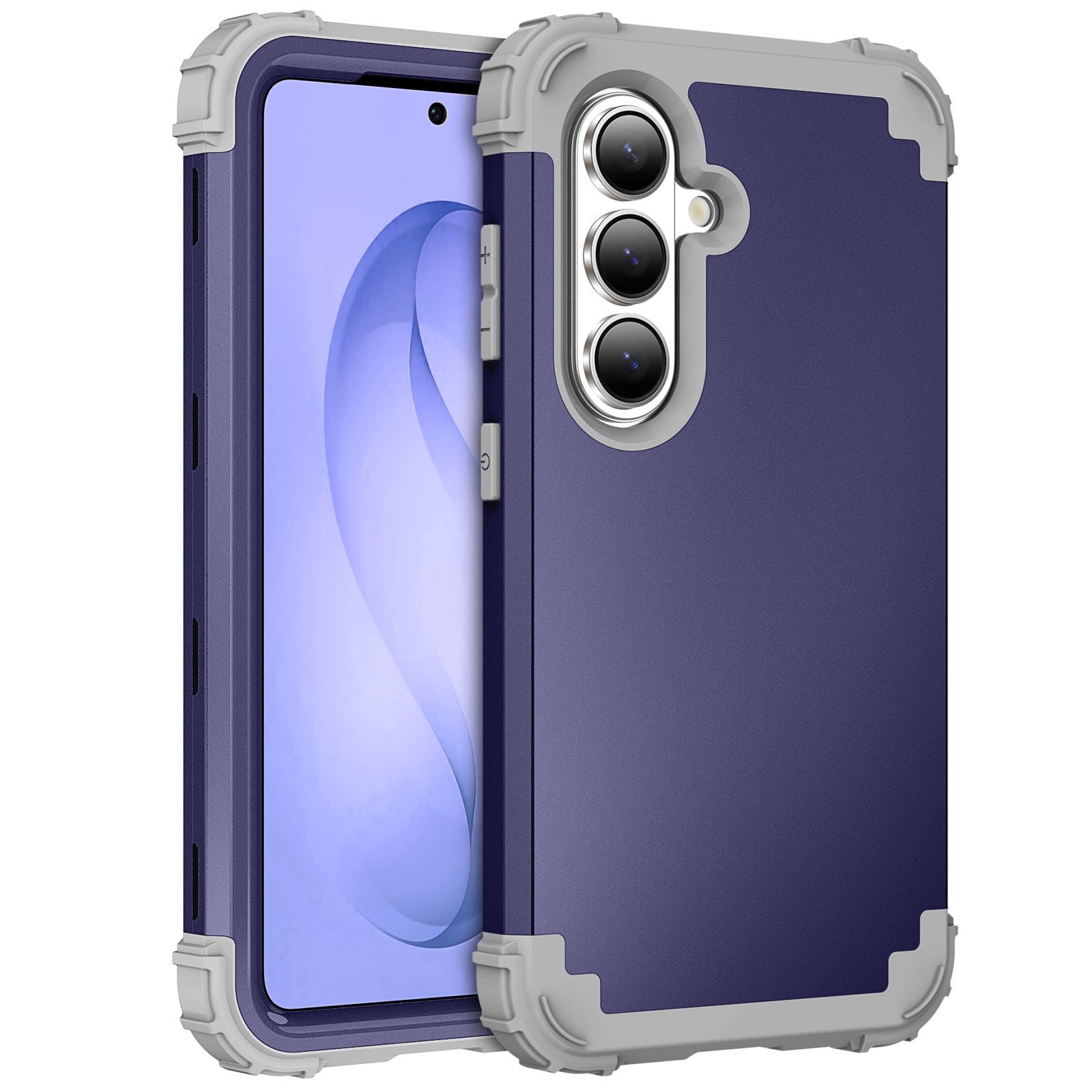 for Samsung Galaxy A57 Case, 3 in 1 Heavy Duty Rugged Hybrid Anti Slip ...