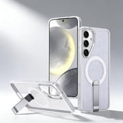for Samsung Galaxy A57 Magnetic Case with [Invisible Built-in Stand] [Heat Dissipation], [Wireless Charging Support] Anti-Scratch Slim Shockproof Cover for Samsung Galaxy A57, Clear