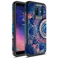 thumbnail image 1 of Samsung Galaxy A6 Case, Kaesar Slim Hybrid Dual Layer Shockproof Hard Cover Graphic Fashion Cute Colorful Silicone Skin Cover Armor Case for Samsung Galaxy A6 (Mandala), 1 of 5