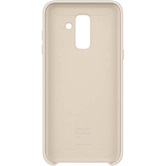 Samsung Galaxy A6+ - Dual Layer cover Color Gold
