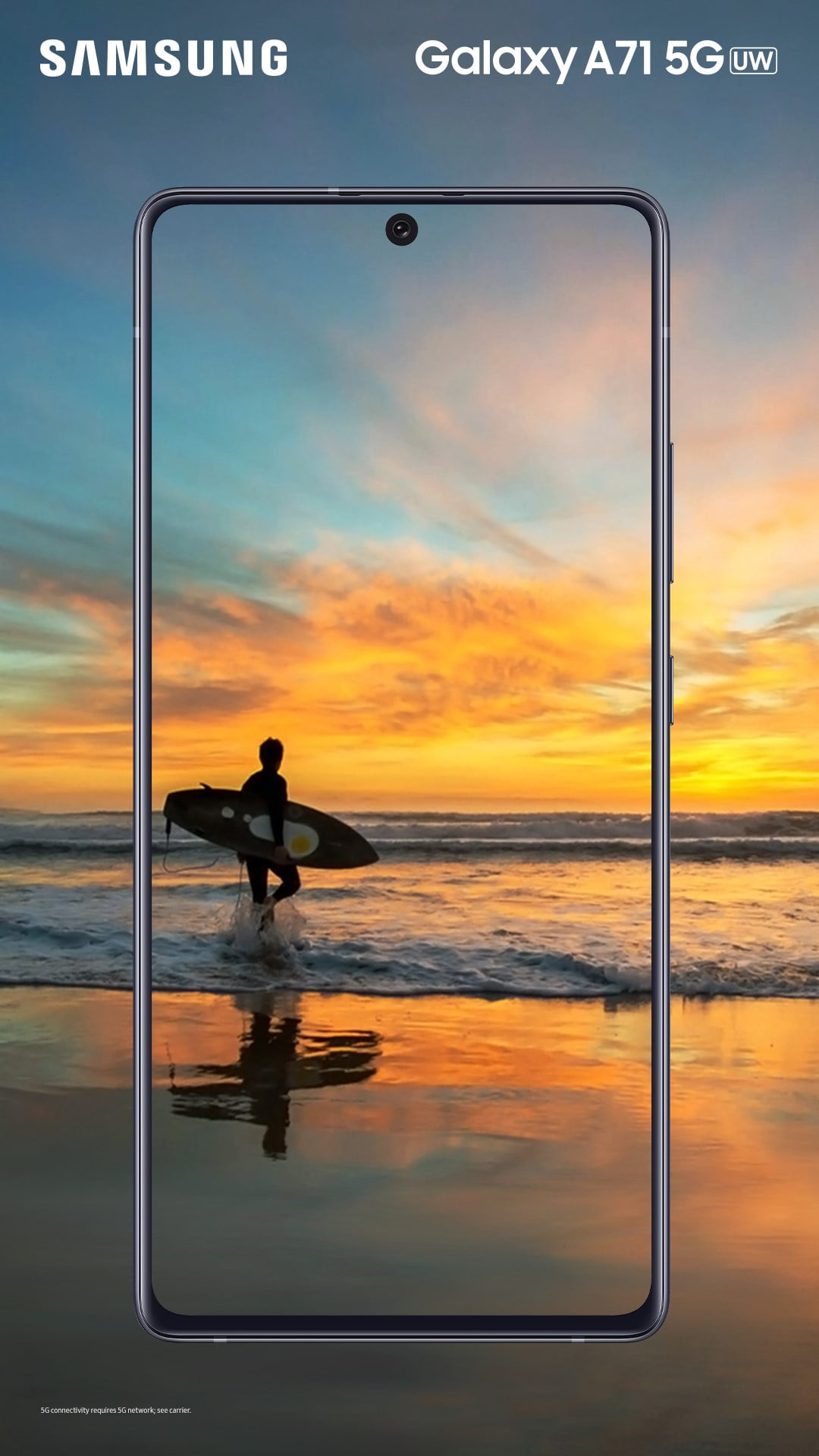 Samsung Galaxy A71 5G 128 GB Smartphone, 6.7" Super AMOLED Plus, Black, Unlocked (SM-A716UZKNXAA)