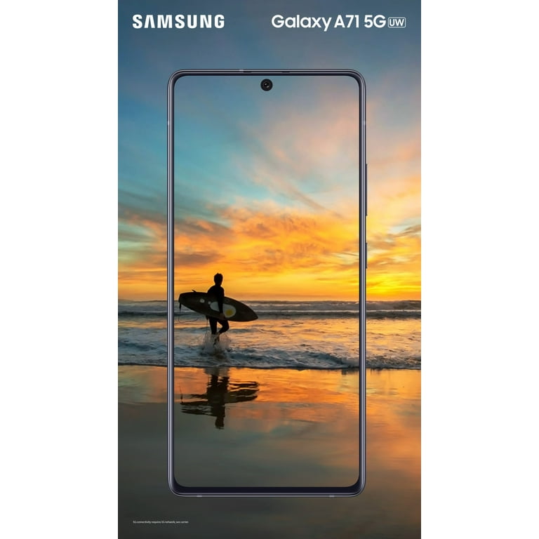 Samsung Galaxy A71 5G Phone, 128GB, Super AMOLED, Black