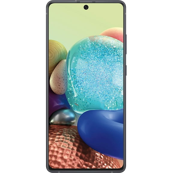 Pre-Owned Samsung Galaxy A71 5G A716U 128GB GSM / CDMA Unlocked Android Smartphone - Prism Cube Black (Good)