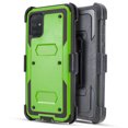 thumbnail image 1 of for Samsung Galaxy A71 5G (NOT FOR SAMSUNG A71) Phone Case Dual Layer Full-Body Rugged Clear Back Case Drop Resistant Shockproof Case with Built In Screen Protector (Green), 1 of 4
