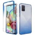 thumbnail image 1 of Samsung Galaxy A71 Case, KAESAR Full-Body Rugged Ultra Transparency Hybrid Protective Case With Built-in Screen Protector for Samsung Galaxy A71 (Blue), 1 of 7