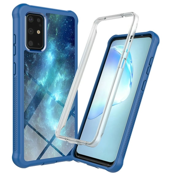 Samsung Galaxy A71 Case (NOT FOR A71 5G Version), Rosebono Hybrid IMD Design Graphic Anti-Scratch Fashion Cute Colorful Silicone Skin Cover Armor Case for Samsung Galaxy A71 (Galaxy Stardust)