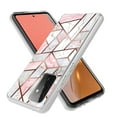 thumbnail image 1 of Samsung Galaxy A72 5G Case, Rosebono Bling Glitter Sparkle Pink Polygon Marble Graphic Fashion Cute Colorful Skin Cover Shockproof Case for Samsung Galaxy A72 5G, 1 of 5