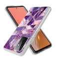 thumbnail image 1 of Samsung Galaxy A72 5G Case, Rosebono Bling Glitter Sparkle Purple Polygon Marble Graphic Fashion Cute Colorful Skin Cover Shockproof Case for Samsung Galaxy A72 5G, 1 of 5