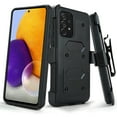 thumbnail image 1 of Samsung Galaxy A72 5G Case, SOGA [TriGuard] Shockproof Rugged Hybrid Phone Cover with Belt Clip Holster & Built-in Screen Protector (Black), 1 of 7