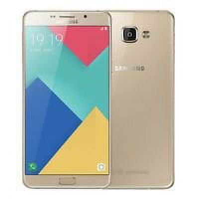 Samsung Galaxy A9 Pro (A9100) 32GB Gold (Factory Unlocked Intl. Model) No Warranty, GSM (no Sprint or Verizon or other CDMA support)