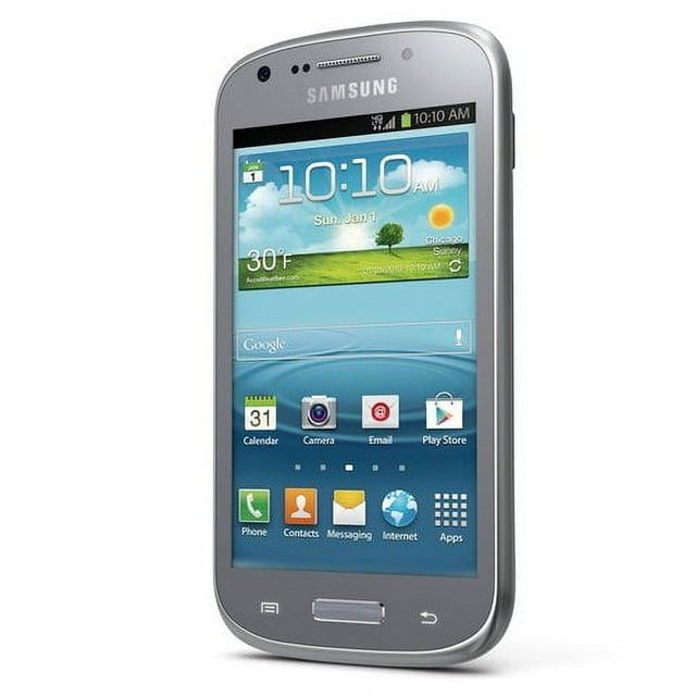 Samsung Galaxy Axiom SCH-R830 Silver Prepaid Smartphone US Celullar U.S ...