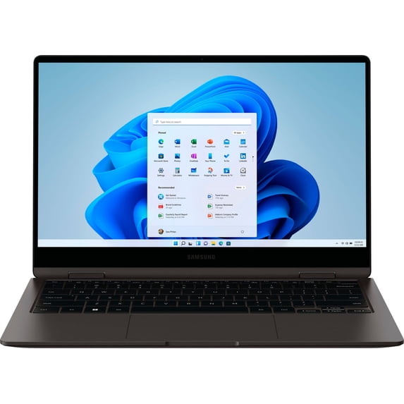 Samsung - Galaxy Book2 360 13.3" AMOLED Touch Screen Laptop -Intel 12th Gen Core i5 Evo Platform - 8GB Memory - 256GB SSD - Graphite
