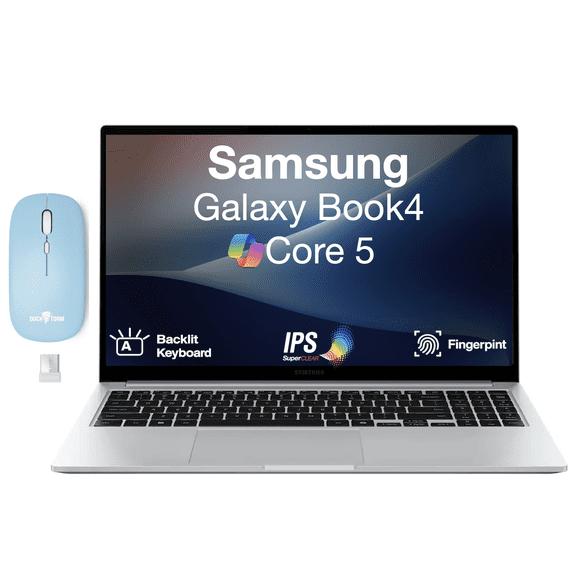 Samsung Galaxy Book4, 15.6" FHD, 16GB RAM, 2TB SSD, w/wireless mouse