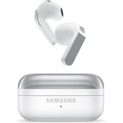 Samsung Galaxy Buds 4 Ai SM-R540N Wireless Bluetooth 6.1 360 Audio with Head Tracking Noise Cancelling Real-Time Interpreter Comfort Fit Version White International Version