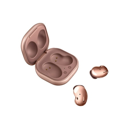 SAMSUNG Galaxy Buds Live True Wireless Earbuds US Version Active Noise Cancelling Wireless Charging Case Included, Mystic Bronze
