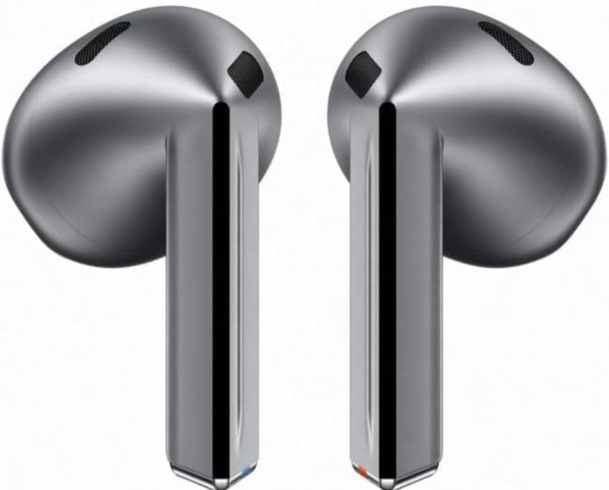 SAMSUNG Galaxy Buds3 (2024, ANC) Water Resistant, AI Real-Time Language Interpreter, True Wireless Bluetooth 5.4 Earbuds, Hi-Fi Sound, Noise Cancelling, Touch Control, International Model (Silver)
