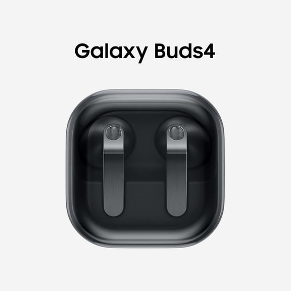 Samsung Galaxy Buds4 Bluetooth Headphones and Charging Case, Black
