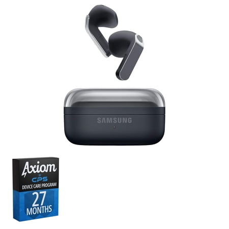 Samsung Galaxy Buds4 Bluetooth Wireless Earbuds - Black + 27-Month Axiom Care
