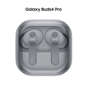 Samsung Galaxy Buds4 Pro Bluetooth Headphones and Charging Case, White
