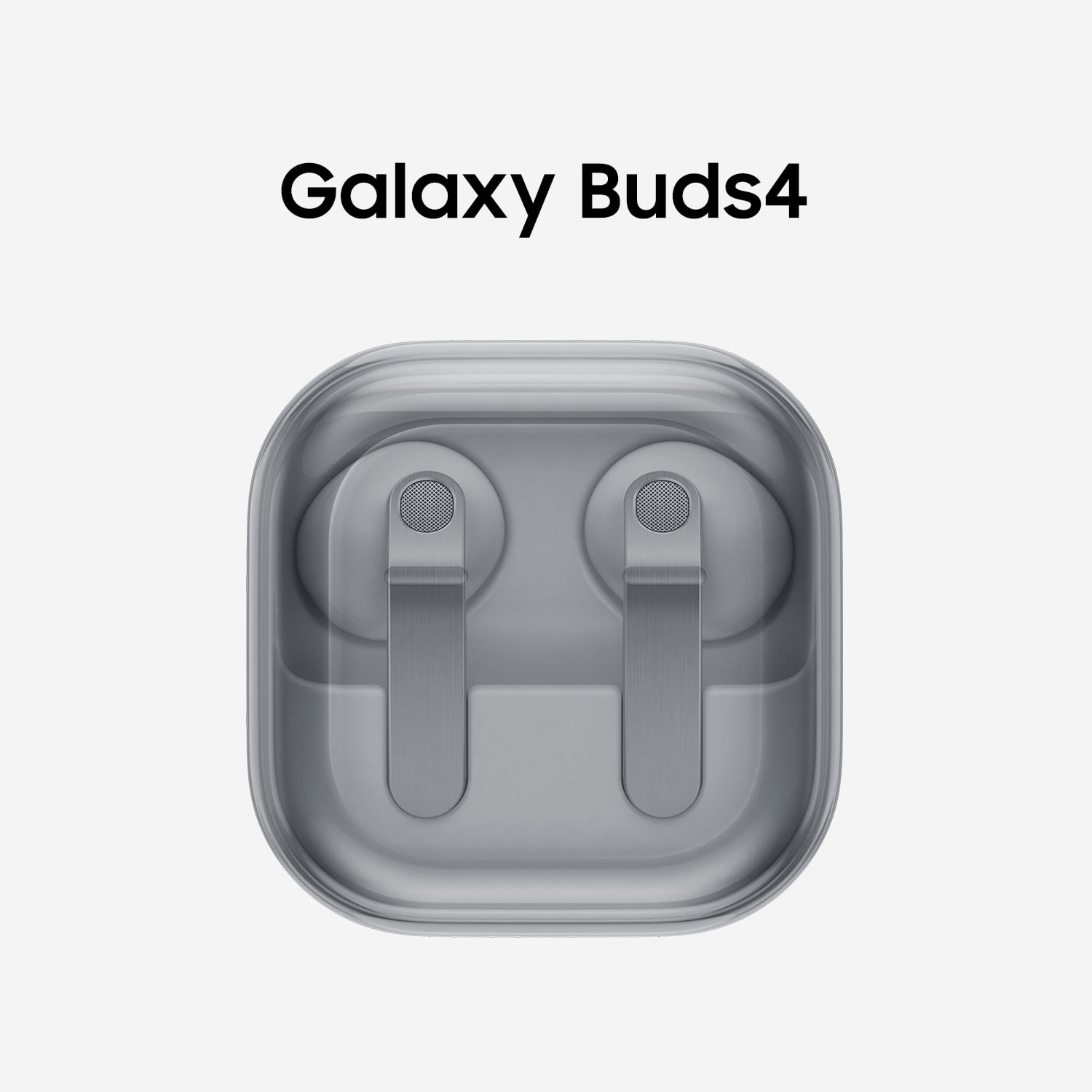 Samsung Galaxy Buds4 Bluetooth Headphones and Charging Case, White