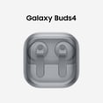 thumbnail image 1 of Samsung Galaxy Buds4 Bluetooth Headphones and Charging Case, White, 1 of 12