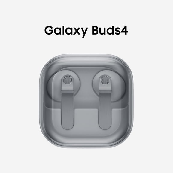 Samsung Galaxy Buds4 Bluetooth Headphones and Charging Case, White