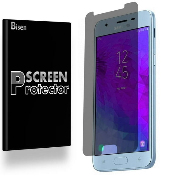 Samsung Galaxy Express Prime 3 (2018 Release) [BISEN] Privacy Anti-Spy Screen Protector, Anti-Scratch, Anti-Shock, Anti-Bubble