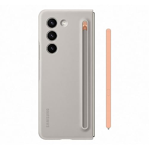Free Shipping! Samsung Galaxy Fold 5 Slim S Pen Case Sand