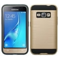 thumbnail image 1 of Samsung Galaxy J1 2016 / AMP2 Hybrid Metal Brushed Shockproof Tough Case Cover, 1 of 5