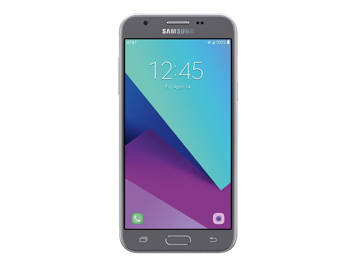 Samsung Galaxy J3 16GB, Silver (AT&T)