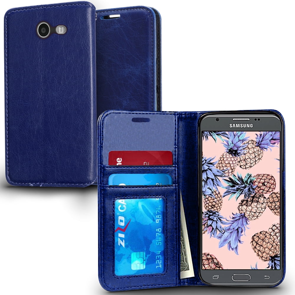 Samsung Galaxy J3 Emerge Case, ZV Wallet Case Magnetic Flap - Main Image