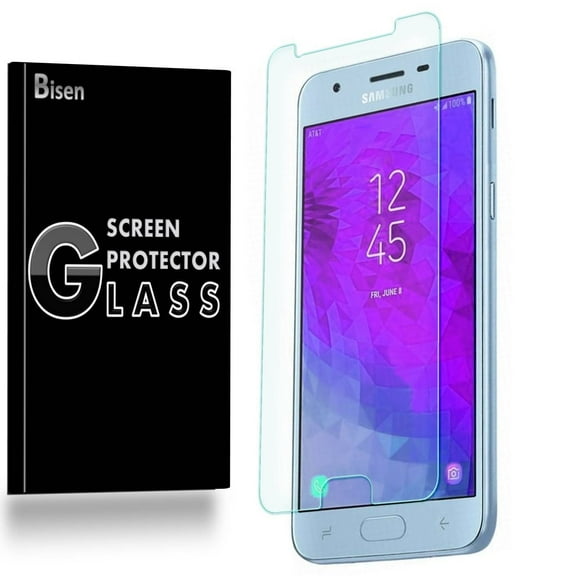 Samsung Galaxy J7 Star (2018 Release) [BISEN] 9H Tempered Glass Screen Protector, Anti-Scratch, Anti-Shock, Shatterproof, Bubble Free
