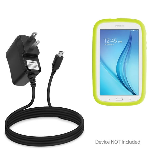 Samsung Galaxy Kids Tab E Lite Charger, BoxWave [Wall Charger Direct] Wall Plug Charger for Samsung Galaxy Kids Tab E Lite