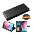 thumbnail image 1 of Samsung Galaxy Note 10 (6.3") Phone Case Leather Flip Wallet Case Stand Pouch Folio Magnetic Buckle with Credit Card / ID Slots Holder & Cash Pokcet [Kickstand] BLACK Cover for Samsung Galaxy Note 10, 1 of 5