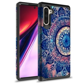 Rosebono Shockproof Mandala Fashion Cell Phone Case for Samsung Galaxy Note 10, Colorful