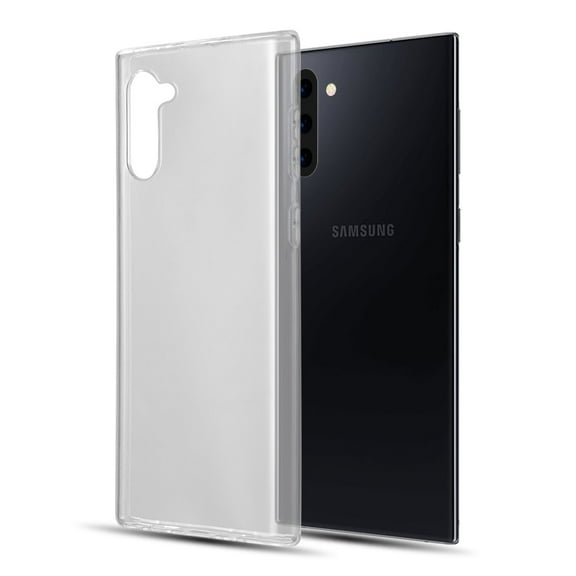 Samsung Galaxy Note 10 Phone Clear Case Hybrid [Drop Cushion] [Crystal Clear] Soft PC Flexible Silicone Gel TPU Bumper Protective Armor Case Transparent Back Cover for Samsung Galaxy Note 10 / 6.3"