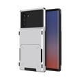 thumbnail image 1 of For Samsung Galaxy Note 10 Plus Case, Mantto Wallet Cover 5 Credit Card Slots Holder Flip Hidden Rugged Dual Layer PC & TPU 2 in 1 Protection Hybrid Tough Back Armor Phone Skin, White, 1 of 1