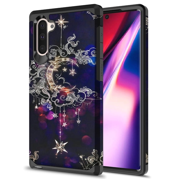 Samsung Galaxy Note 10 Plus Case, Rosebono Hybrid Shockproof Graphic Fashion Colorful Cover Armor Case For Samsung Galaxy Note 10 Plus (Wiccan)