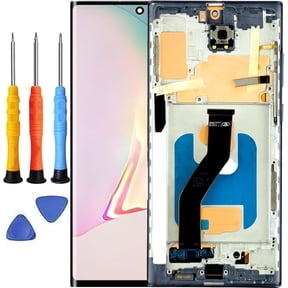 for Samsung Galaxy Note 10+ Plus Screen Replacement with Frame SM-N975 SM-N9975F SM-N975U SM-S975U1 LCD Display Digitizer Touch Screen Assembly(Black)