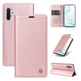 thumbnail image 1 of for Samsung Galaxy Note 10 Plus Wallet Case with RFID Blocking Credit Card Holder,Classic Vegan PU Premium Leather Folio Magneitc Flip Kickstand Shockproof Cover Phone case,Rosegold, 1 of 11